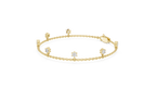 Minimal Charm Gold Diamond Bracelet