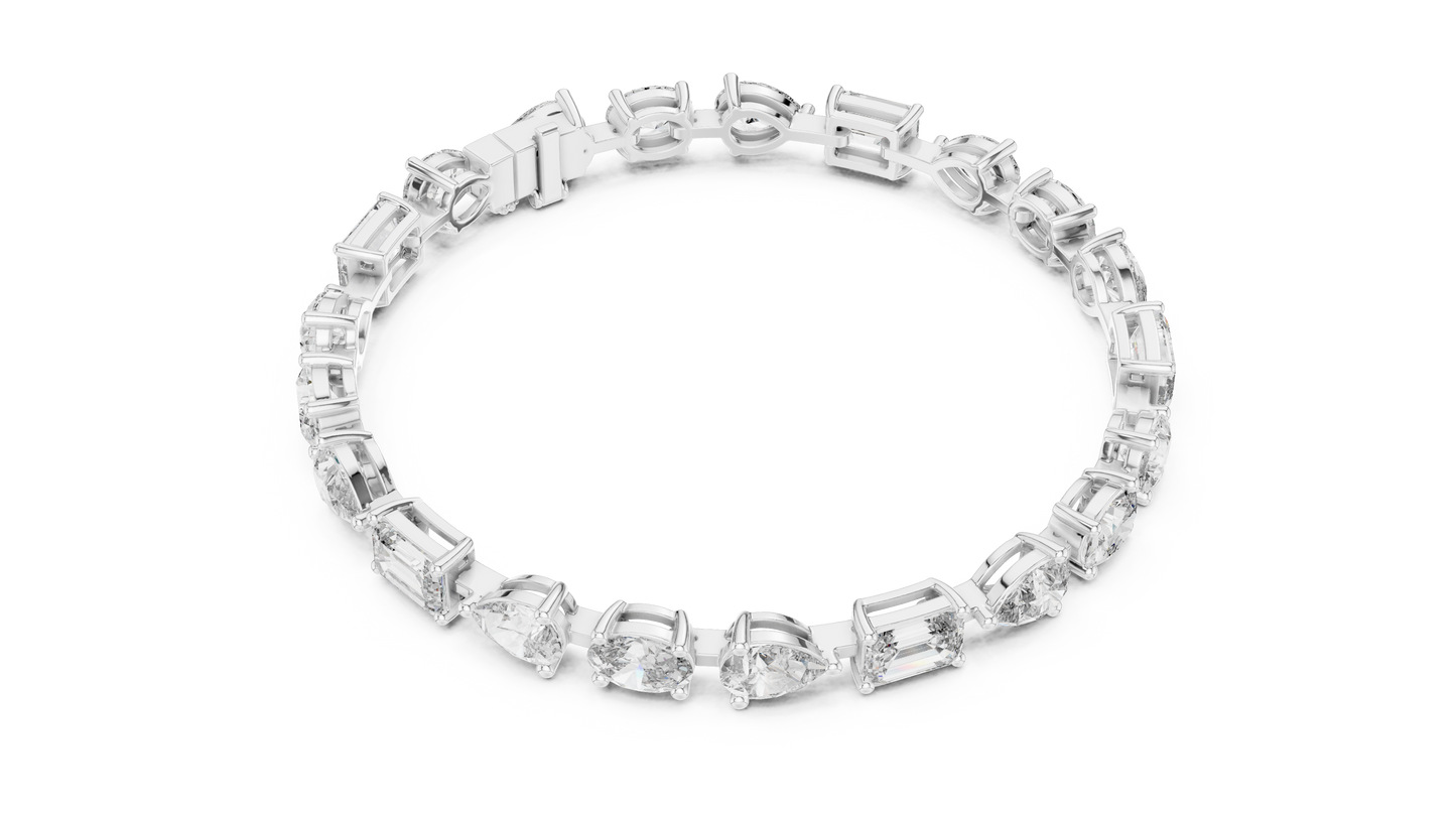 Royal Radiance Diamond Tennis Bracelet