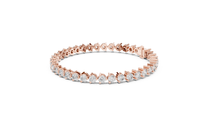Elite Shine Round Diamond Bracelet