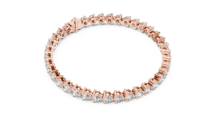 Elite Shine Round Diamond Bracelet