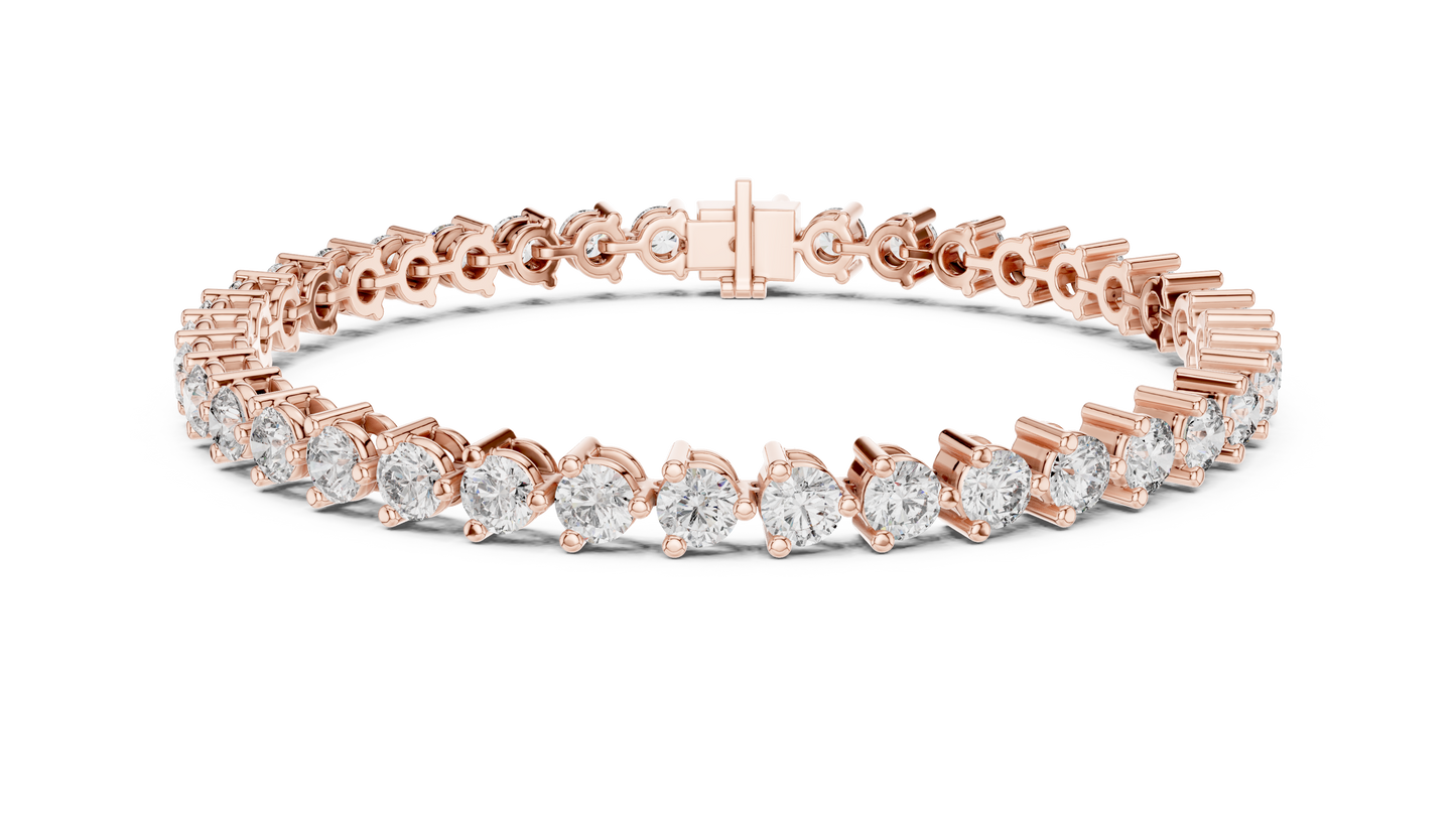 Elite Shine Round Diamond Bracelet