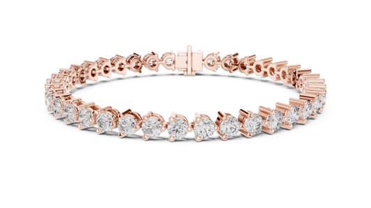 Elite Shine Round Diamond Bracelet