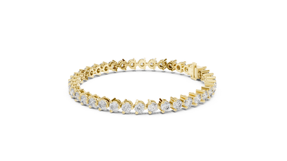 Elite Shine Round Diamond Bracelet