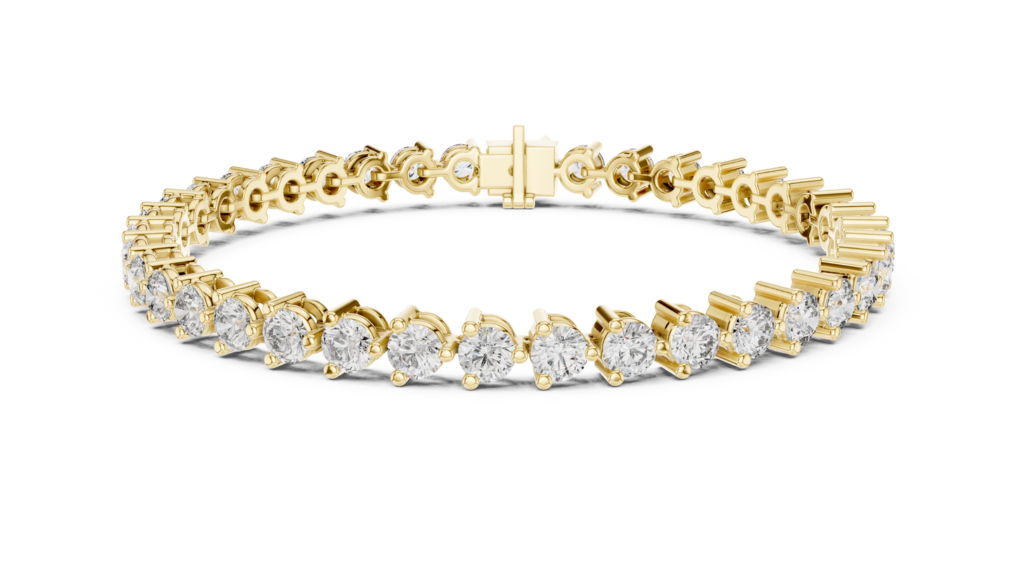 Elite Shine Round Diamond Bracelet