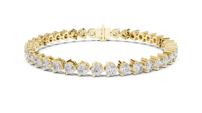 Elite Shine Round Diamond Bracelet