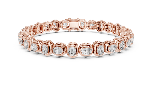 Luxe Cushion-Cut Diamond Tennis Bracelet