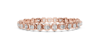 Bridal Cushion Diamond Tennis Bracelet