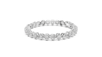 Bridal Cushion Diamond Tennis Bracelet