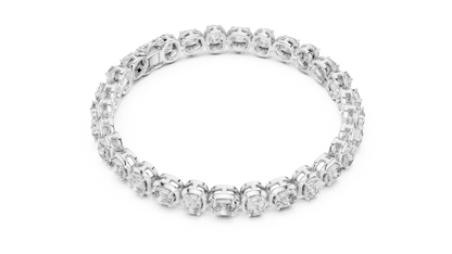 Bridal Cushion Diamond Tennis Bracelet