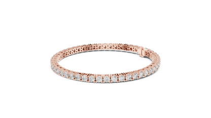 Golden Cascade Diamond Bracelet