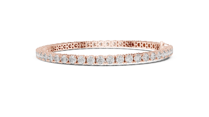 Golden Cascade Diamond Bracelet