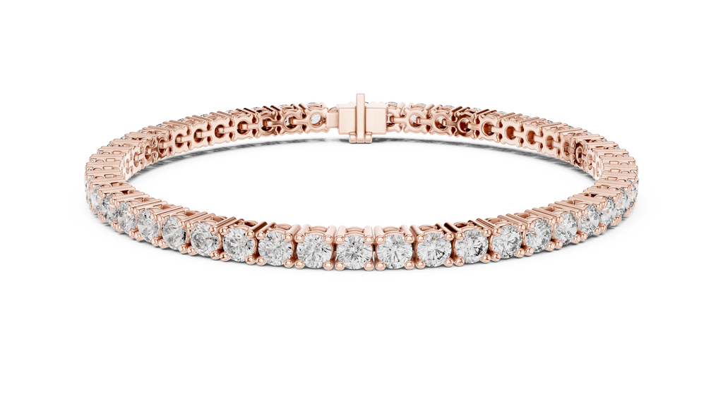 Golden Cascade Diamond Bracelet