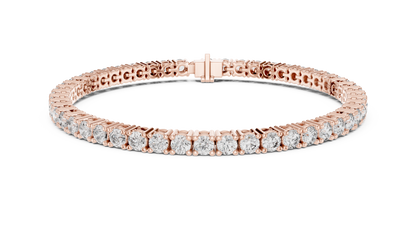 Golden Cascade Diamond Bracelet