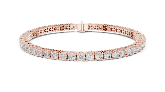 Golden Cascade Diamond Bracelet