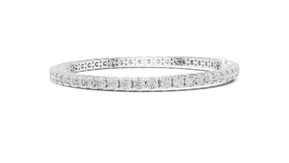 Golden Cascade Diamond Bracelet