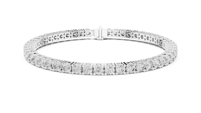 Golden Cascade Diamond Bracelet