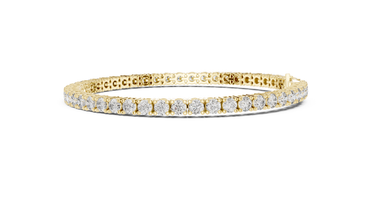 Golden Cascade Diamond Bracelet
