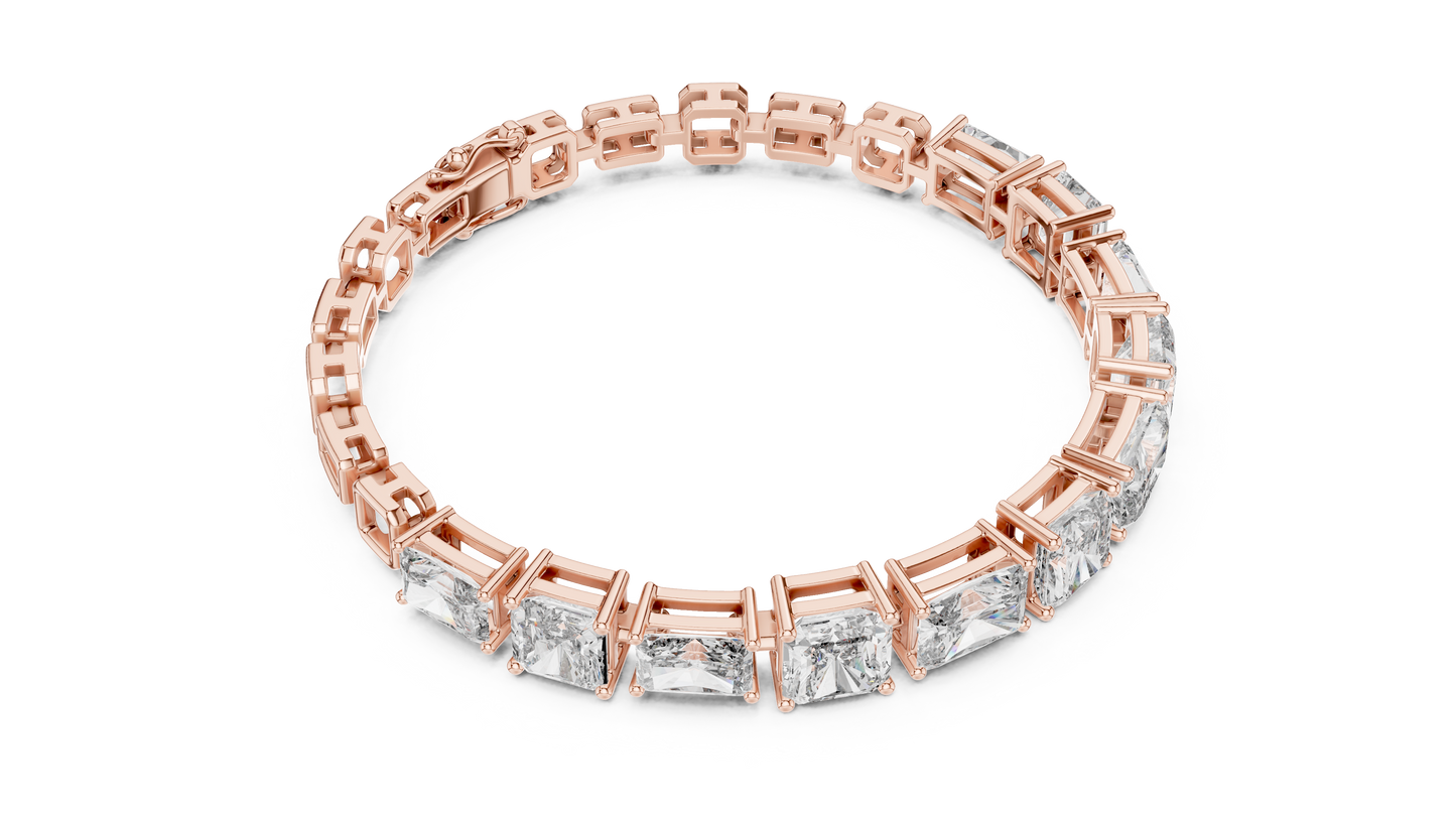 Timeless Radiant Cut Diamond Tennis Bracelet for Women