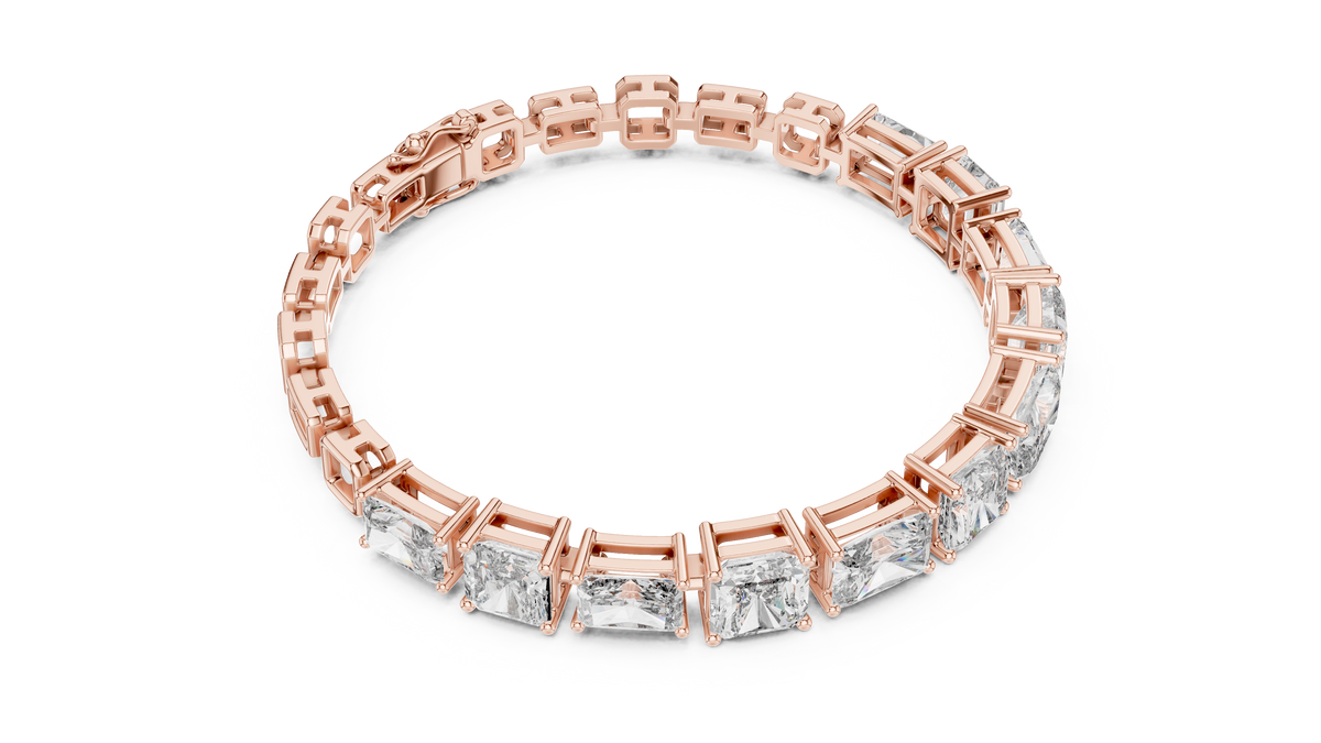 Timeless Radiant Cut Diamond Tennis Bracelet for Women