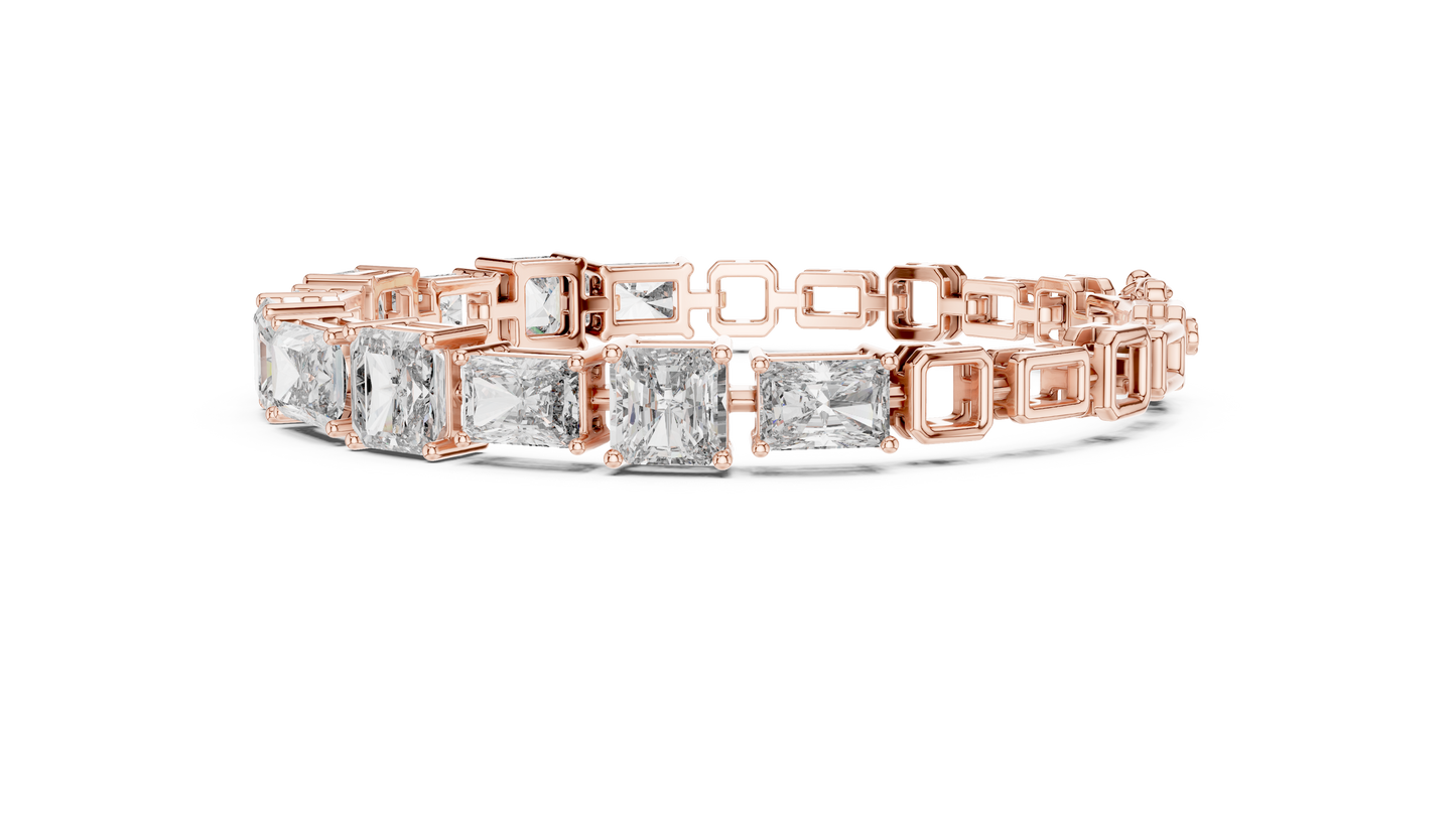 Timeless Radiant Cut Diamond Tennis Bracelet for Women