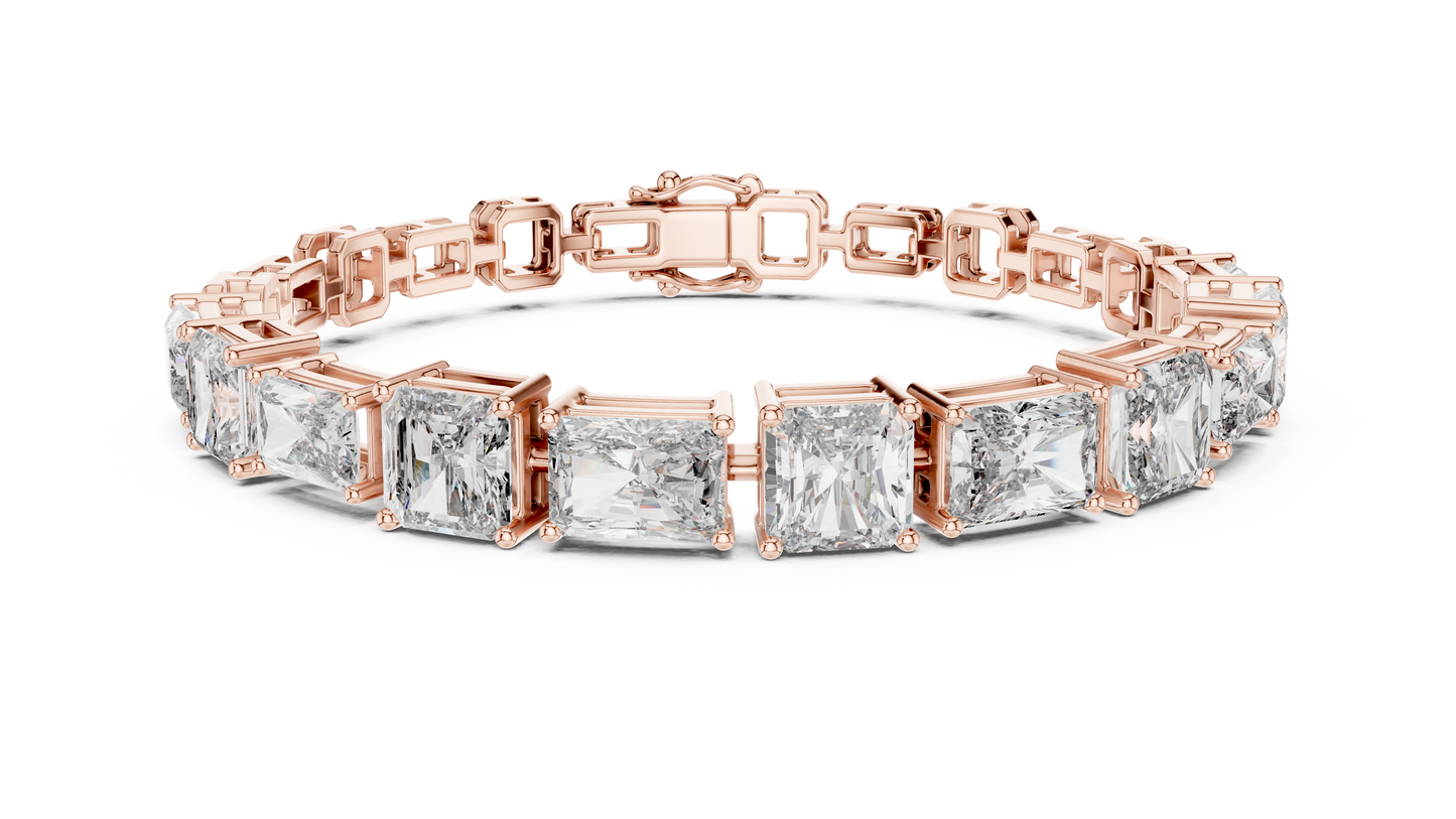 Timeless Radiant Cut Diamond Tennis Bracelet for Women