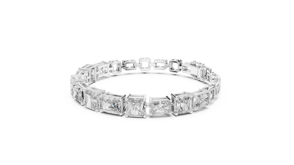 Timeless Radiant Cut Diamond Tennis Bracelet for Women