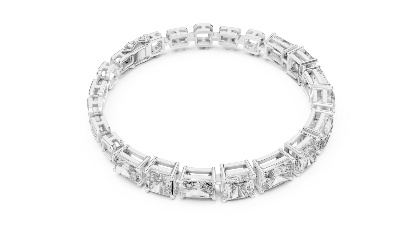 Timeless Radiant Cut Diamond Tennis Bracelet for Women