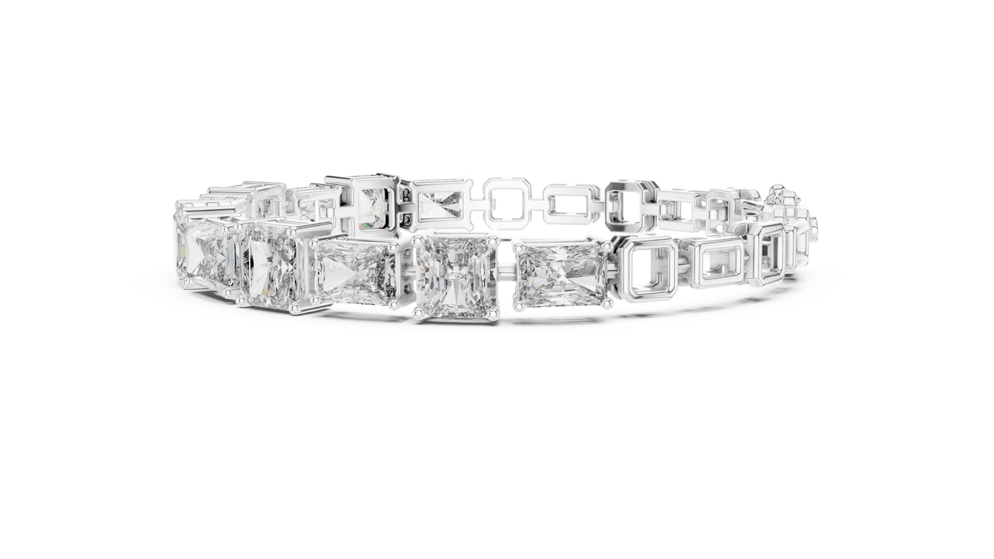 Timeless Radiant Cut Diamond Tennis Bracelet for Women