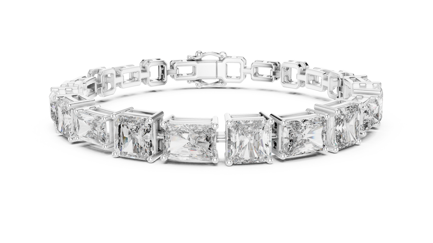 Timeless Radiant Cut Diamond Tennis Bracelet for Women