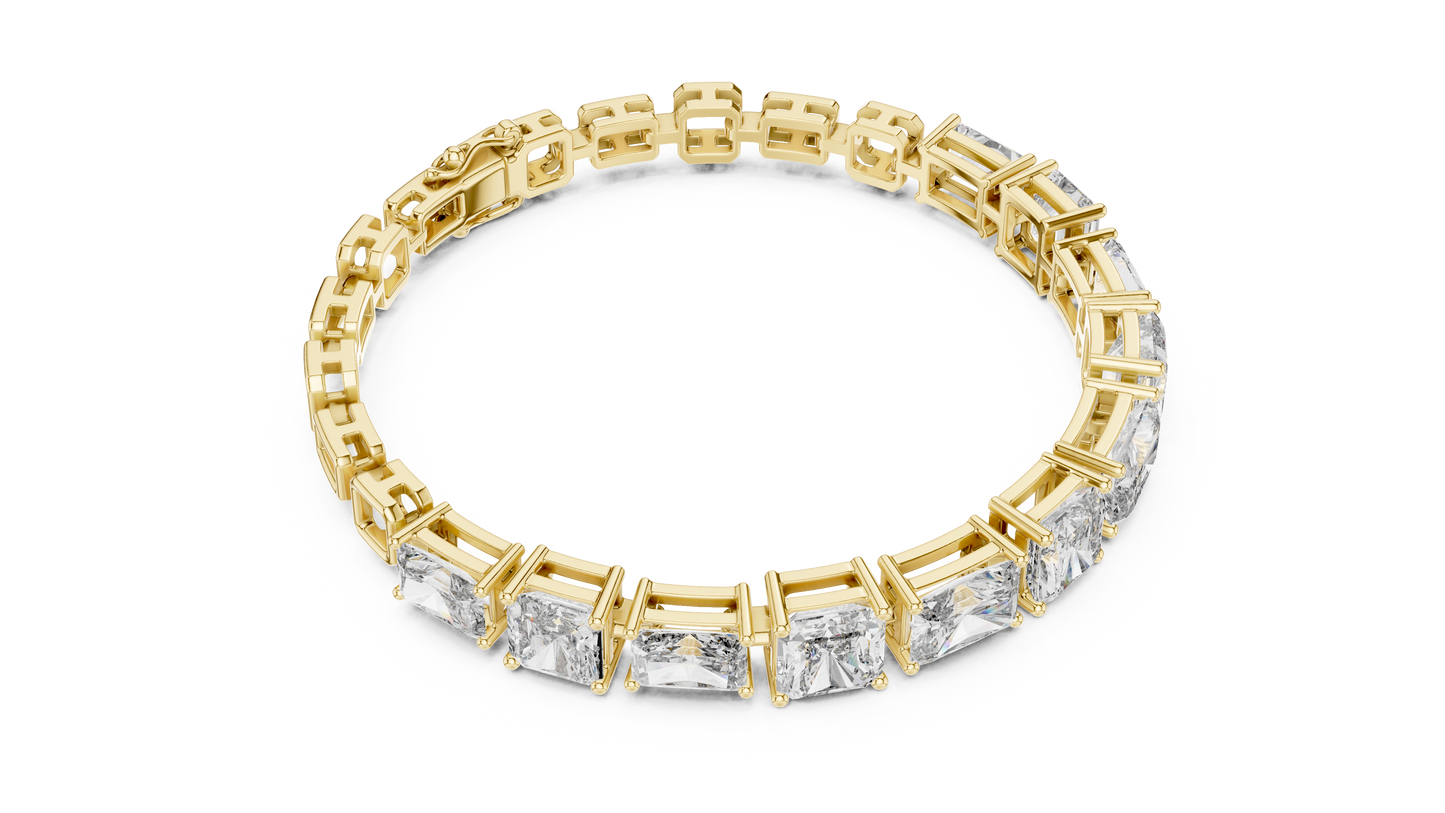 Timeless Radiant Cut Diamond Tennis Bracelet for Women