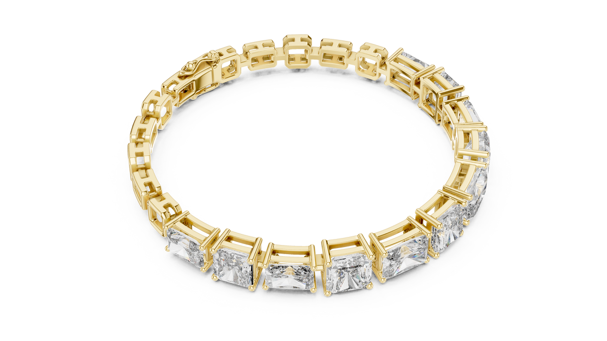 Timeless Radiant Cut Diamond Tennis Bracelet for Women