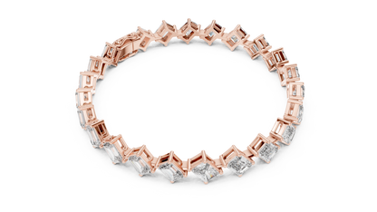 Regal Edge Diamond Line Bracelet
