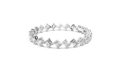 Regal Edge Diamond Line Bracelet