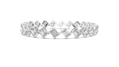 Regal Edge Diamond Line Bracelet