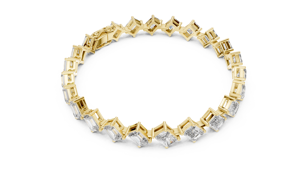 Regal Edge Diamond Line Bracelet