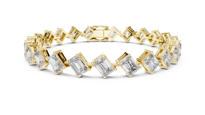 Regal Edge Diamond Line Bracelet