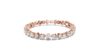 Golden Oval Grace Diamond Bracelet
