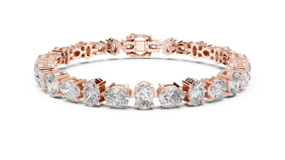Golden Oval Grace Diamond Bracelet