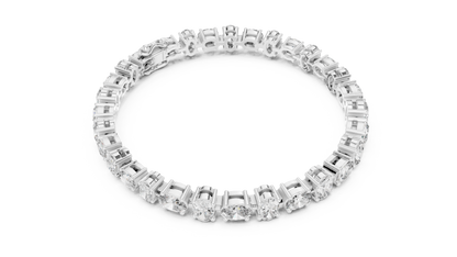 Golden Oval Grace Diamond Bracelet