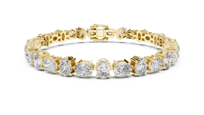 Golden Oval Grace Diamond Bracelet