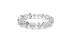 Elegant Mixed Cut Diamond Bracelet