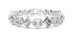 Elegant Mixed Cut Diamond Bracelet