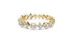 Elegant Mixed Cut Diamond Bracelet