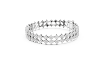 Golden Petal Infinity Bracelet