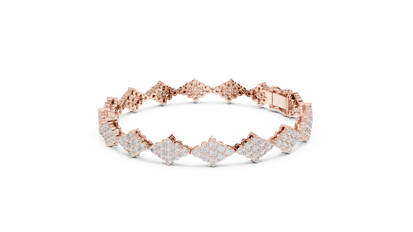Radiant Floral Symphony Bracelet