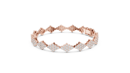Radiant Floral Symphony Bracelet