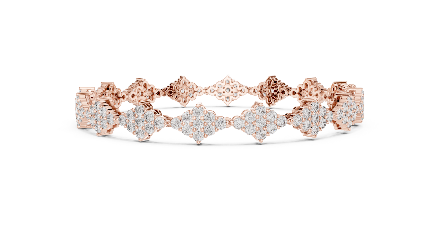 Radiant Floral Symphony Bracelet