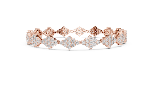 Radiant Floral Symphony Bracelet
