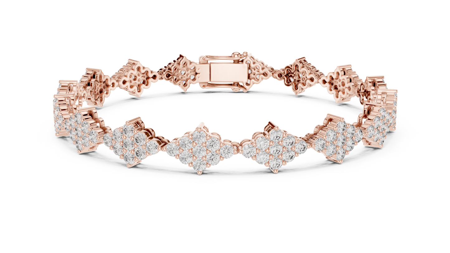 Radiant Floral Symphony Bracelet