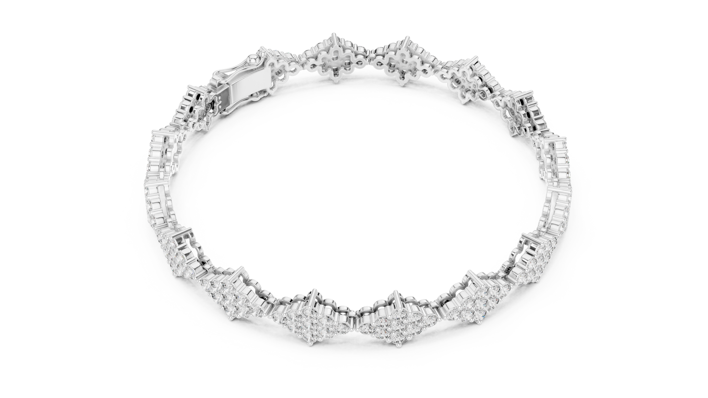 Radiant Floral Symphony Bracelet